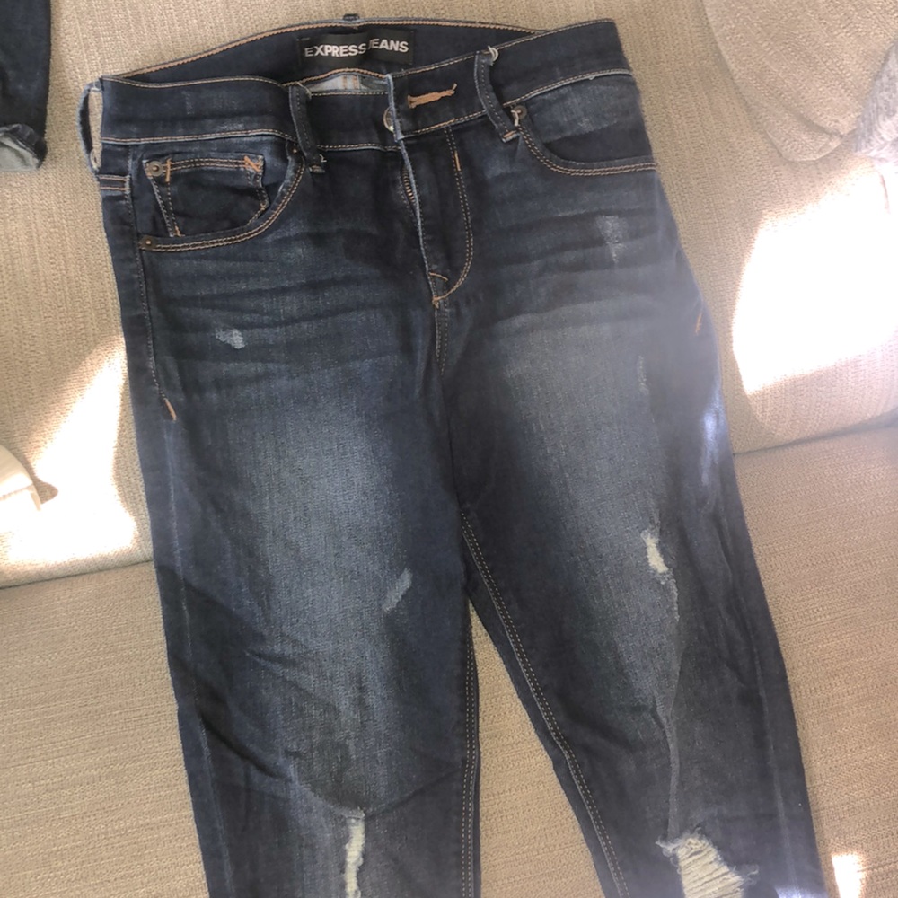 Express Zipper Bottom Jeans